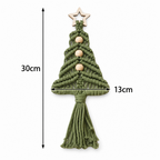 CouldNook Macrame Christmas Tree Ornament - Knotted Cord