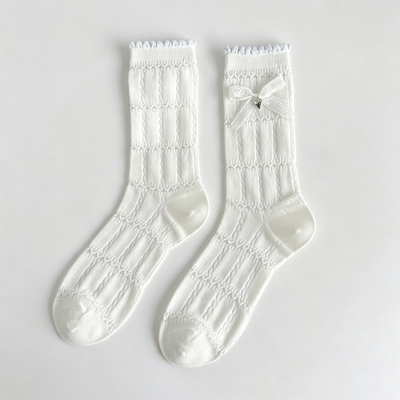 CouldNook Spring Floral Crew Socks - Cozy Wardrobe Accent