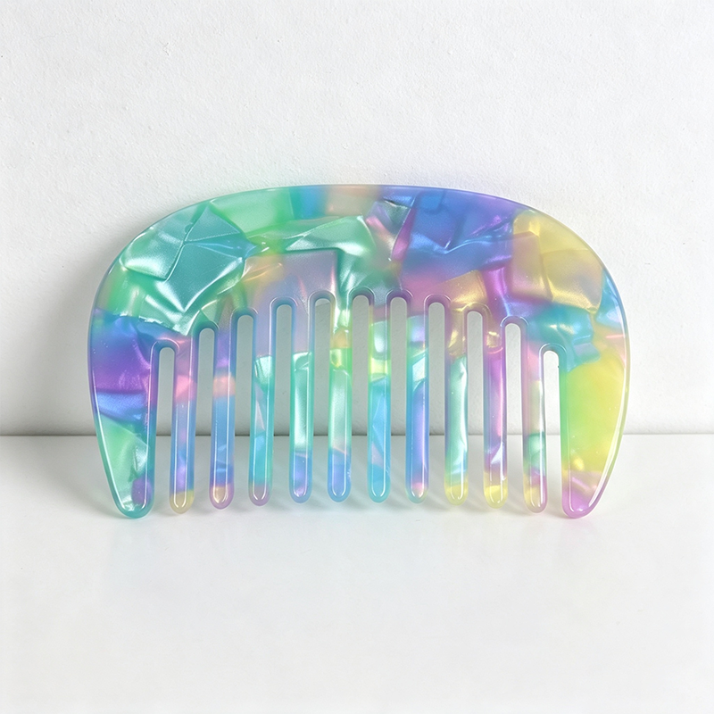 CouldNook Rounded Wide Tooth Hair Comb - Visible Tooth Profile