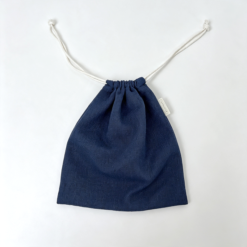CouldNook Plain Drawstring Storage Organizer Bag - Warm Routine Accent