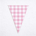 Pink Gingham Banner