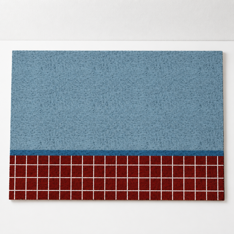 CouldNook Printed Entrance Mat - Dotted and Geometric Patterns