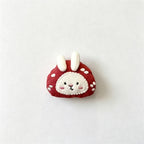 CouldNook Fabric Fridge Magnet - Padded Woodland Figures and Stitched Faces