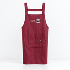 CouldNook Floral Kitchen Apron - Compact Textured Silhouette Kitchen Wear