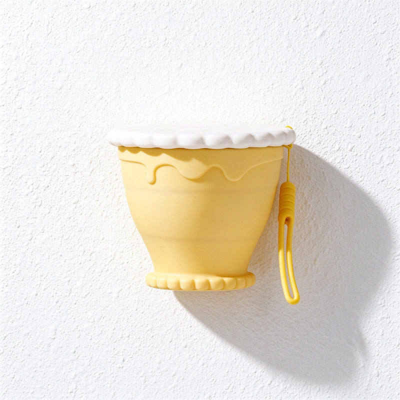 CouldNook Collapsible Travel Cup - Cookie Lid Design
