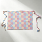 CouldNook Checked Half Apron - Waist Kitchen Accent