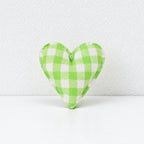 CouldNook Fabric Heart Decoration - Padded Shape And Patterned Textile Exterior