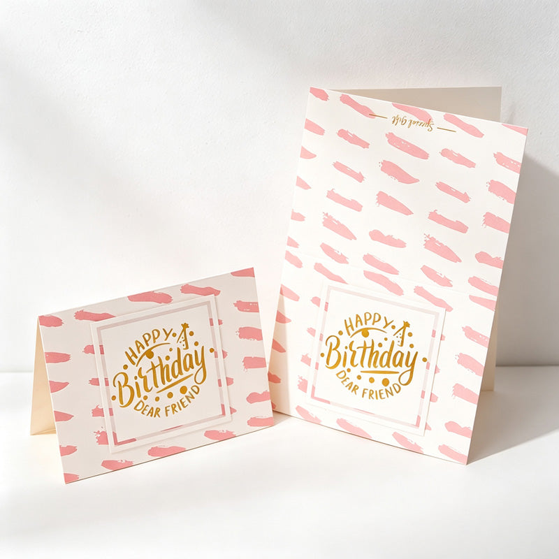 CouldNook Birthday Greeting Card - Pastel Foil Message Designs