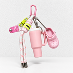 CouldNook Sports Keychain - Miniature Gym Motifs and Knotted Cord Details