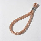 CouldNook Rhinestones Set Phone Strap with Square RhinestonesAccents