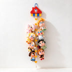 CouldNook Doll Display Hanger - Felt Topper and Heart-Decorated Cord