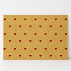 CouldNook Heart Print Entrance Mat - Five Color Choices