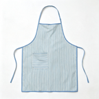 CouldNook Striped Bib Apron - Bright Piped Kitchen Cover