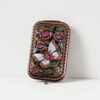 CouldNook Floral Folding Compact Mirror - Folding Support Profile