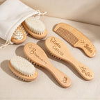 CouldNook Hair Brushes and Combs - Assorted Tooth Shapes