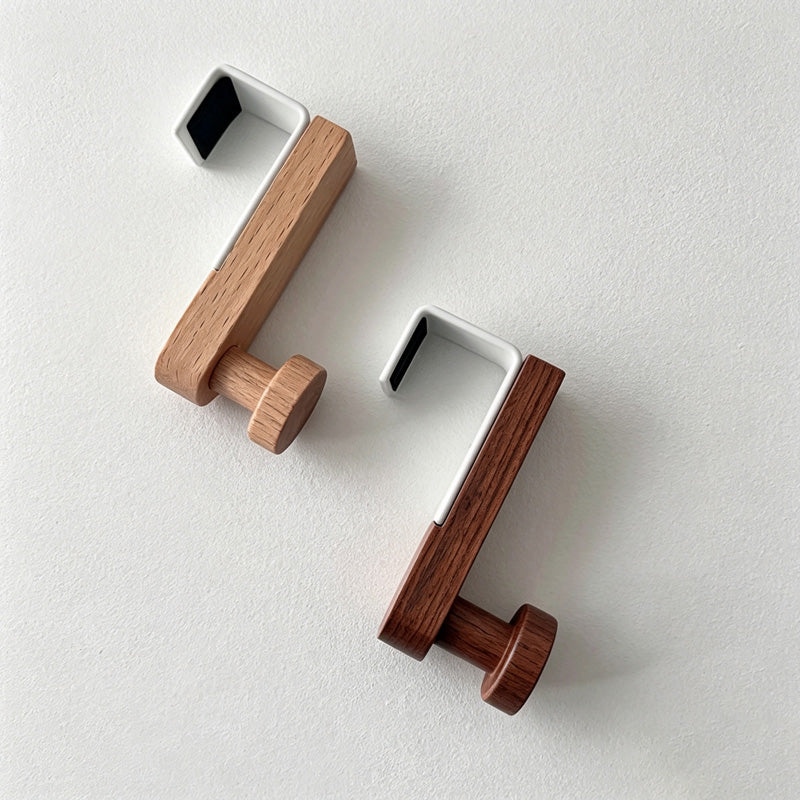 CouldNook Wood Over Cabinet Hook - Light and Dark Finishes