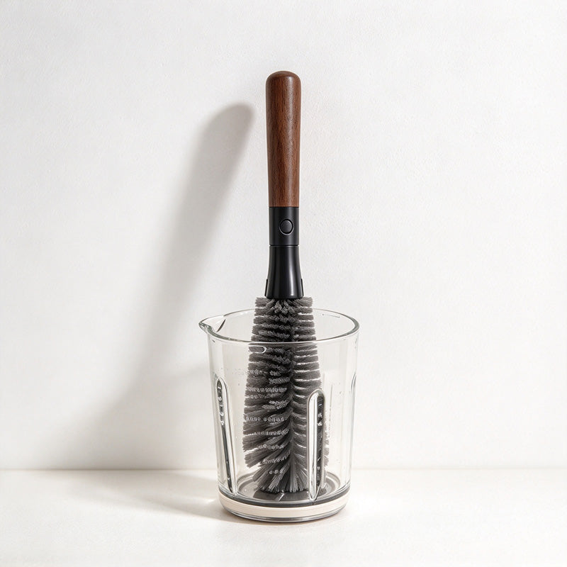 CouldNook Cup Brush - Woodgrain Handle And Detachable Slim Brush