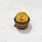 CouldNook Chocolate Clicker Keychain - Crinkled Round Top