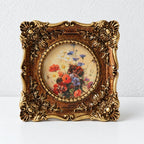 CouldNook Ornate Resin Photo Frame - Raised Borders And Glass Front