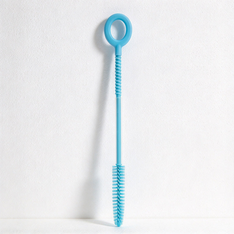 CouldNook Silicone Straw Cleaning Brush - Slender Head And Loop Handle