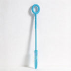 CouldNook Silicone Straw Cleaning Brush - Slender Head And Loop Handle