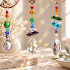 Tree of Life Hanging Glass Suncatcher