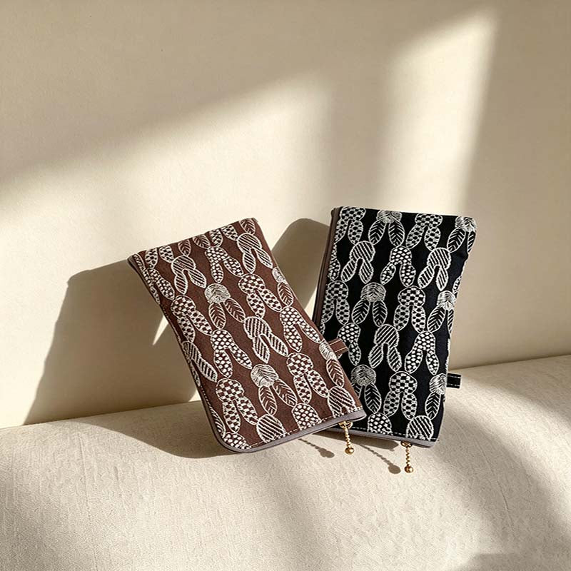CouldNook Embroidered Eyeglass Pouch - Navy and Brown Options