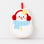 Christmas Hanging Hand Towels with Embroidered Character Details