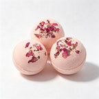CouldNook Rose Petal Bath Bomb - Pink Botanical Sphere