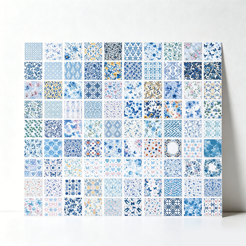 CouldNook Vintage Floral Paper Brick- Journal Scrapbook Crafts
