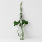 CouldNook Fish Bell Hanging - Ribbon Bow And Long Draping Tails