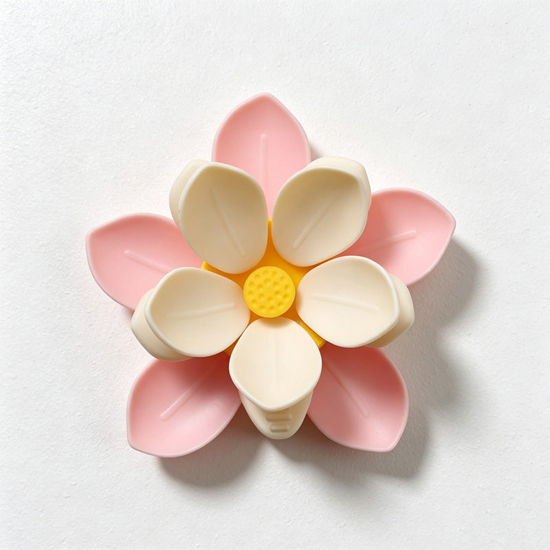 CouldNook Lotus Bag Clip Set - Layered Petals and Detachable Pinch Clips