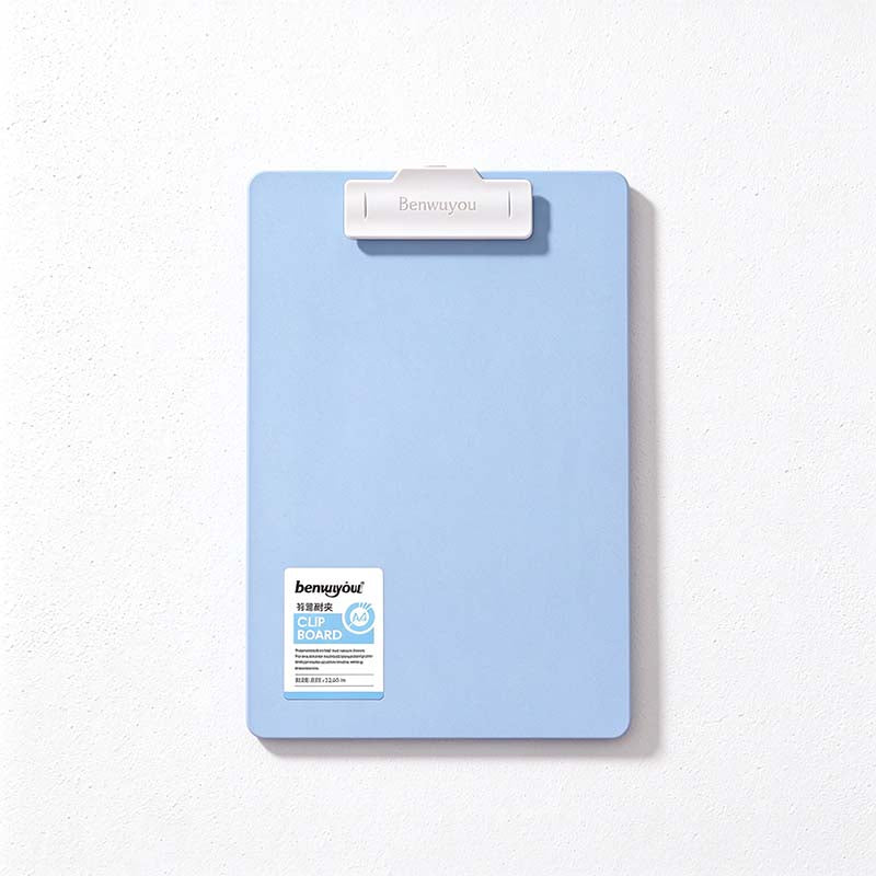 A4 Clipboard with Contrasting Pastel Top Clip