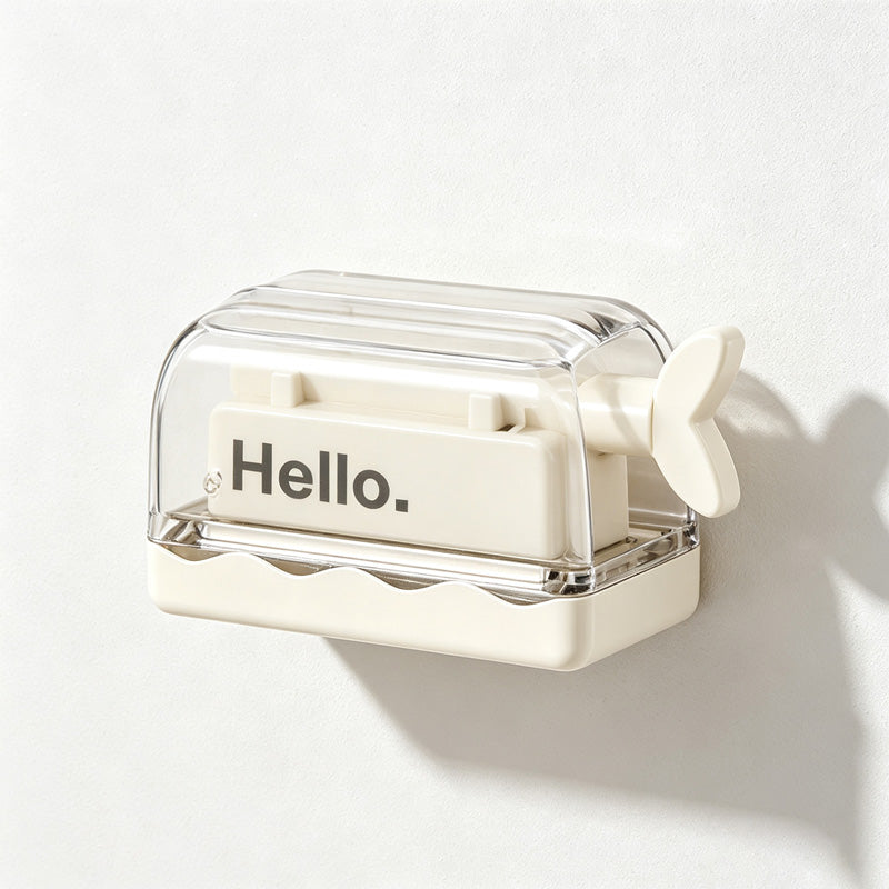 CouldNook Whale Toothpaste Dispenser - Hanging Press Lever Design