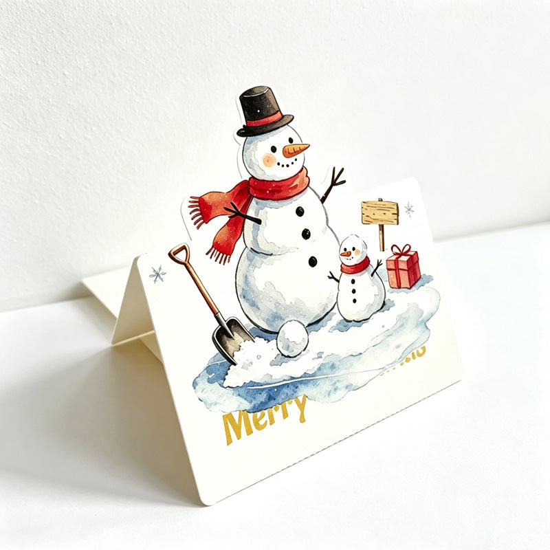 CouldNook Christmas Pop-Up Greeting Card - Festive Character Scenes