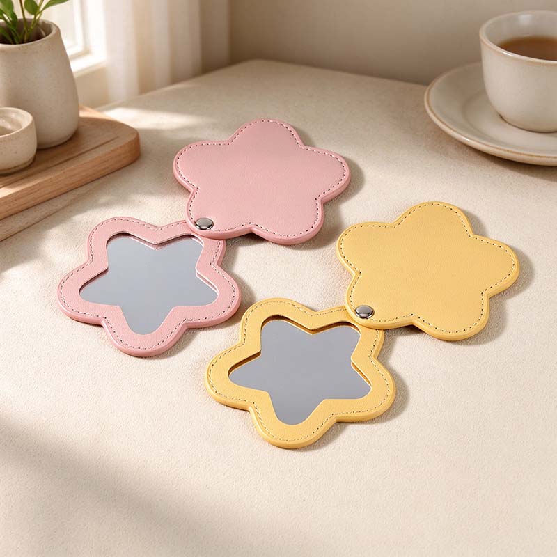 CouldNook Star Swivel Pocket Mirror - Rounded Points