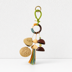 CouldNook Botanical Seed Bag Charm - Forest Nut Keychain