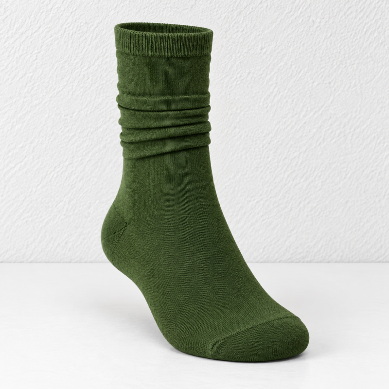 CouldNook Slouch Crew Socks - Muted Solid Colors