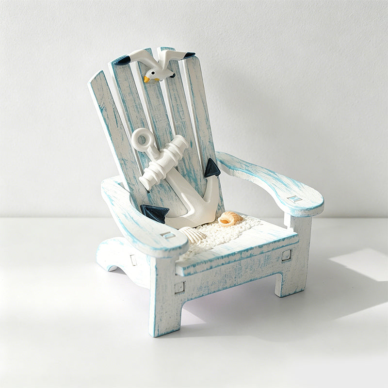 CouldNook Miniature Beach Chair Ornament - Desktop Ornament