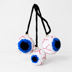 CouldNook Halloween Yarn Ornament - Ghosts Pumpkins and Eyeball Figures