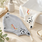 CouldNook Polar Bear Hand Towel - Embroidered Face and Paws