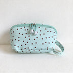 CouldNook Side Handle Makeup Bag - Twin Zippers And Rounded Shape