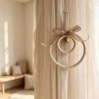 CouldNook Woven Bell Wall Hanging - Single Double Rings