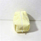 CouldNook Waffle Cosmetic Pouch - Four Soft Solid Colors