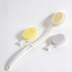 CouldNook Bath Brush Set - Folding Handle And Three Interchangeable Heads