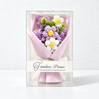 CouldNook Knitted Flower Bouquet - Wrapped Petals for Thoughtful Gifting