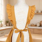 CouldNook Ruffle Strap Apron - Lace or Plain Pockets