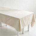 CouldNook Solid Color Tablecloth - Warm Dining Accent