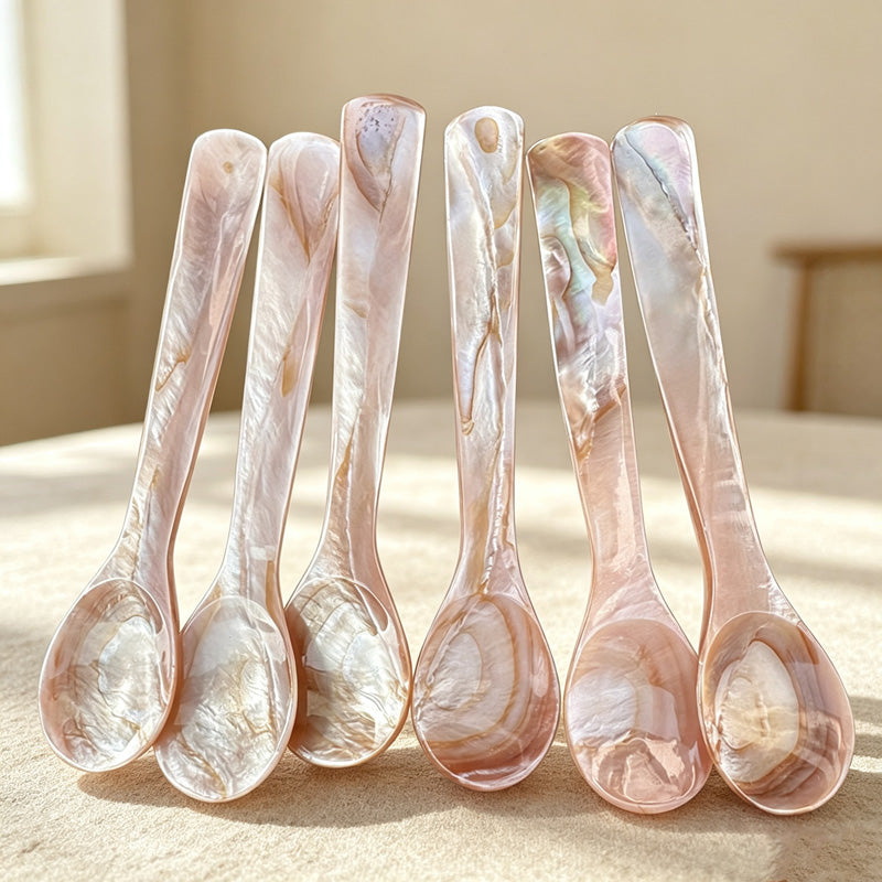 CouldNook Shell Condiment Spoon - Comfortable Handheld Shape Table Setting