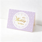 CouldNook Foil Message Greeting Card - Pastel Occasion Designs